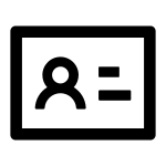 Idcard SVG Icon